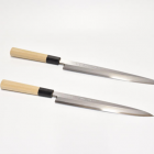 Steel blue  Yanagiba Kitchen Knife 240mm, Honkasumi sharpening, Buffalo octagonal handle