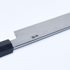 Steel blue  Yanagiba Kitchen Knife 270mm, Honkasumi sharpening, Buffalo octagonal handle
