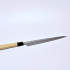 Steel blue  Yanagiba Kitchen Knife 270mm, Honkasumi sharpening, Buffalo octagonal handle