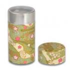 Tea caddy, Shikisai (green)