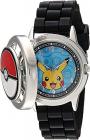 Pokemon メンズ カジュアルウォッチ クオーツ メタル＆シリコン ブラック,腕時計,Pokemon,Pokémon,pocket monsters