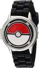 Pokemon メンズ カジュアルウォッチ クオーツ メタル＆シリコン ブラック,腕時計,Pokemon,Pokémon,pocket monsters